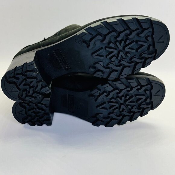 Vionic Wilma Women's Heeled Ankle Boot Size 9.5 in Black W Lug Sole Block Heel - Picture 13 of 16